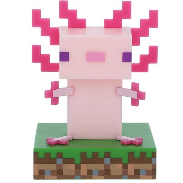 Lámpa Axolotl Icon Light (Minecraft)