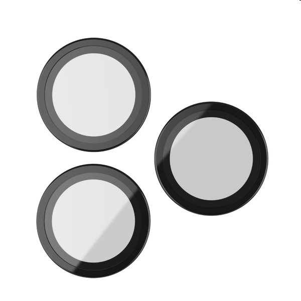 Nillkin CLRFilm Camera Optik Apple iPhone 15 Pro/15 Pro Max számára, fekete