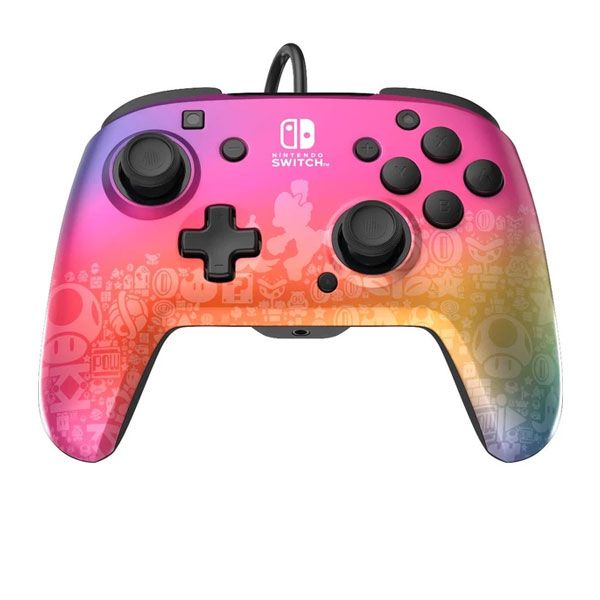 PDP Rematch Vezetékes vezérlő Star Spectrum Nintendo Switch számára PDP Rematch Vezetékes vezérlő Star Spectrum Nintendo Switch számára