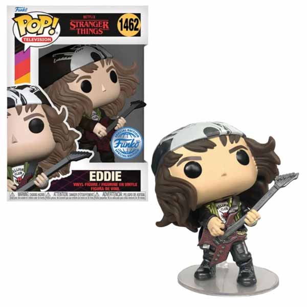 POP! TV: Hunter Eddie with Guitar (Stranger Things) Special Kiadás Metallic