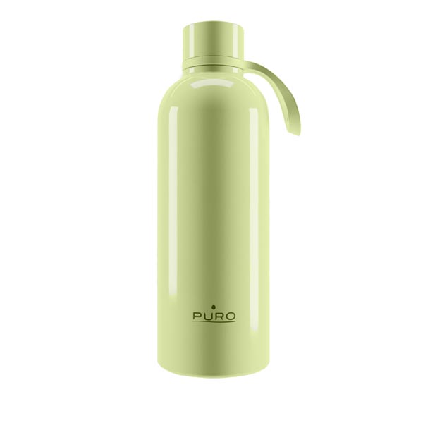 PURO Thermos Bottle DRINK ME 750 ml, light green - OPENBOX (Bontott csomagolás, teljes garancia) PURO Thermos Bottle DRINK ME 750 ml, light green - OPENBOX (Bontott csomagolás, teljes garancia)