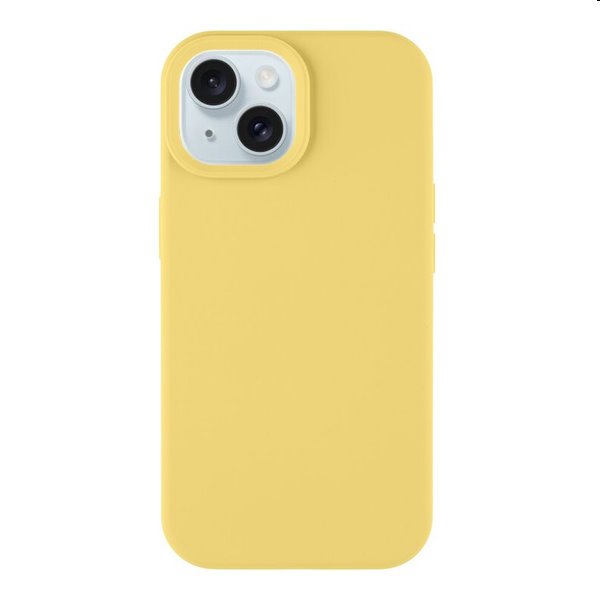 Tactical Velvet Smoothie tok Apple iPhone 15 számára, sárga