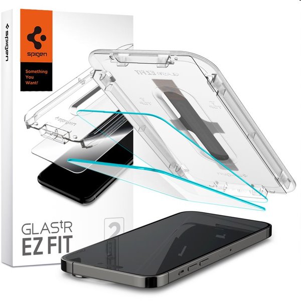 Spigen tR ez Fit edzett üveg Apple iPhone 14 Pro számára, 2 darab