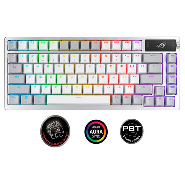 ASUS ROG Azoth (ROG NX RED/PBT) US, white