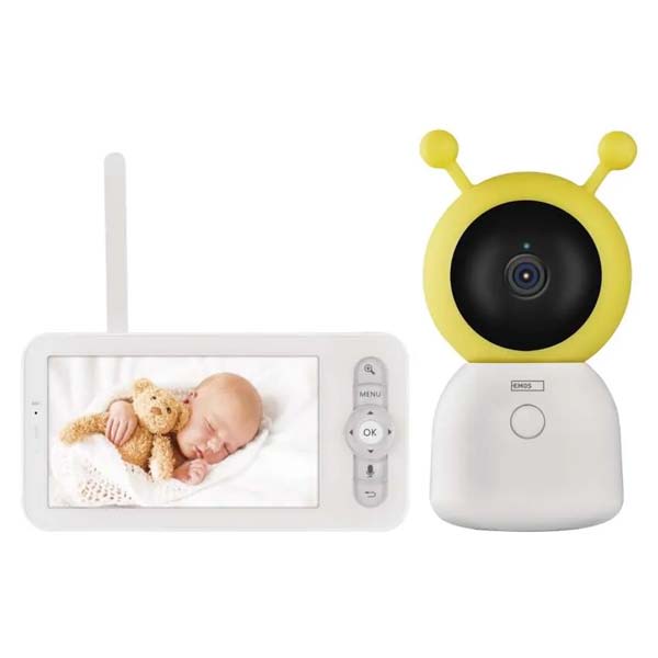 EMOS GoSmart Forgatható bébiőr IP-500 GUARD monitorral, Wi-Fi akciós termékkép 1