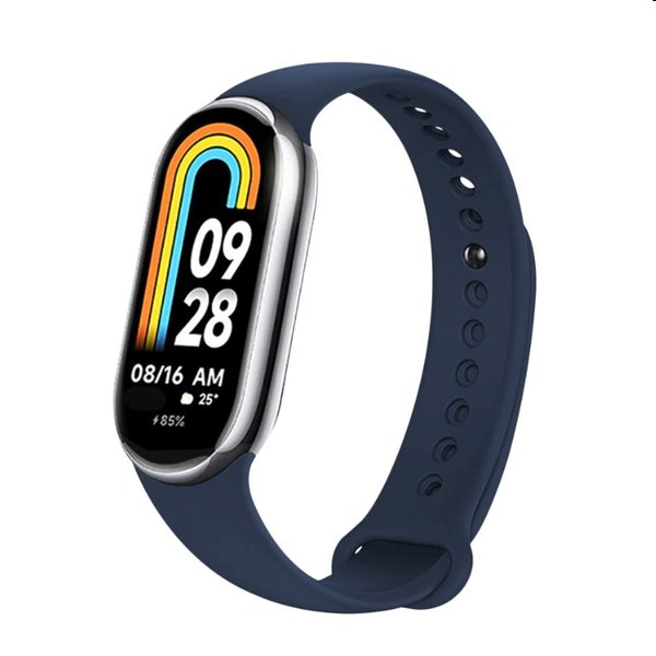 FIXED Szilikonszíj Xiaomi Mi Band 8 számára, kék