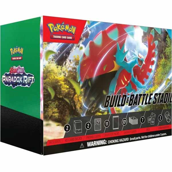 Kártyajáték Pokémon TCG Scarlet & Violet Paradox Rift Build & Battle Stadium Box (Pokémon)