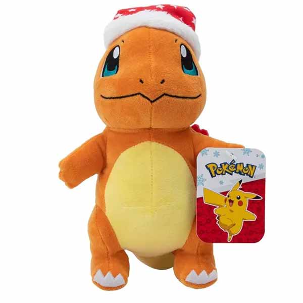 Plüssjáték Charmander with Santa Hat (Pokémon)