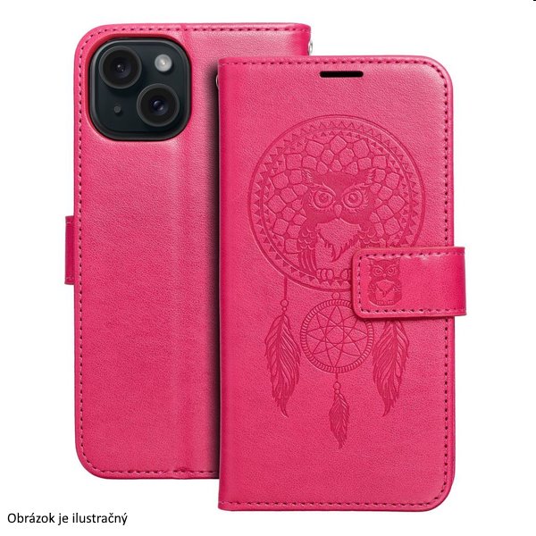 MEZZO Book tok dreamcatcher Xiaomi Redmi Note 12S számára, magenta