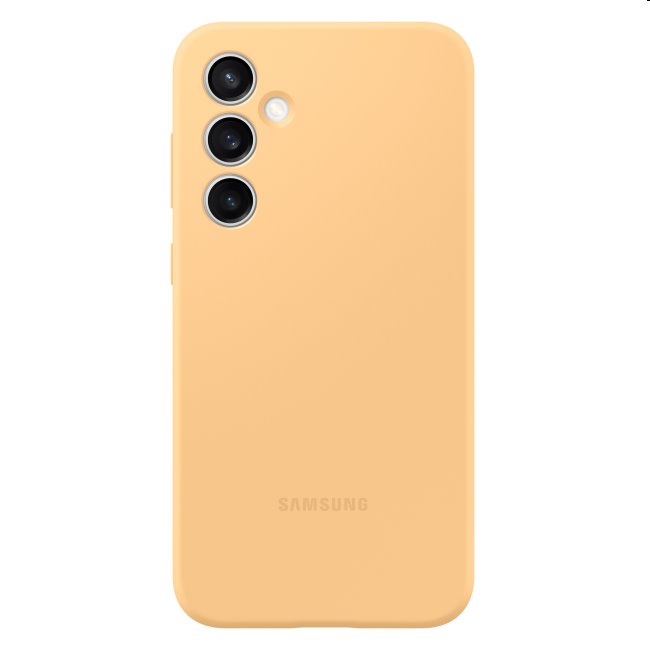 Silicone Cover tok Samsung Galaxy S23 FE számára, apricot