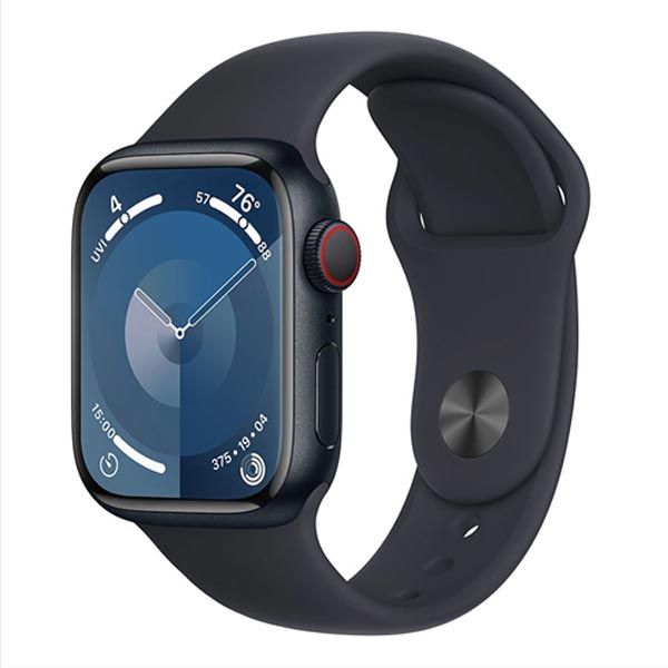 Apple Watch Series 9 GPS, 45mm, midnight, C osztály - használt, 12 hónap garancia