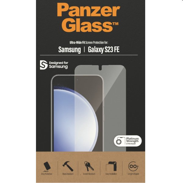 PanzerGlass UWF AB védőüveg Samsung Galaxy S23 FE számára, fekete