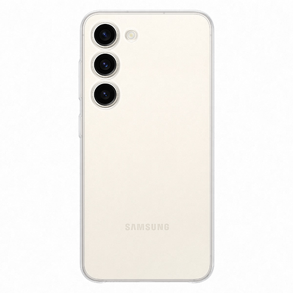 Clear Cover tok Samsung Galaxy S23 FE számára, transparent