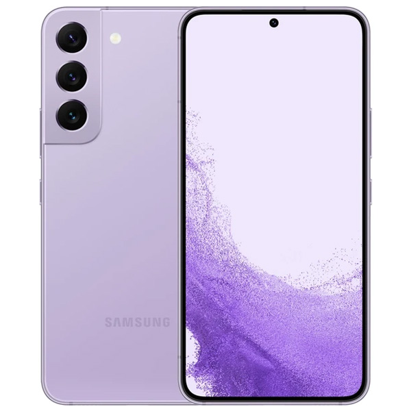 Samsung Galaxy S22, 8/128GB, purple, B osztály - használt, 12 hónap garancia