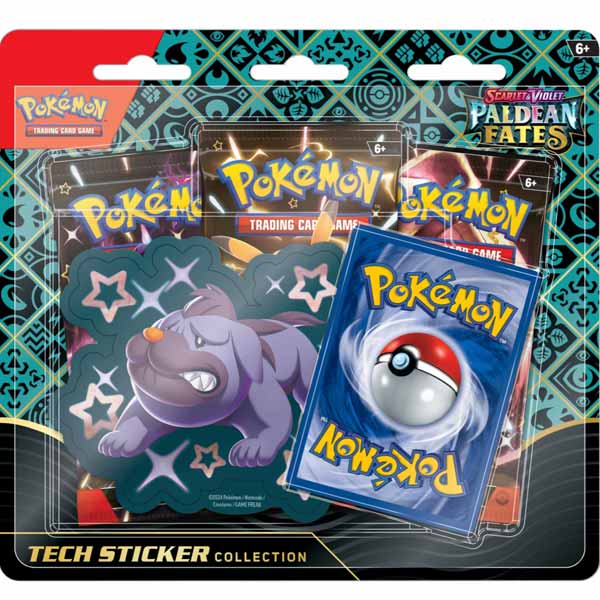 Kártyajáték Pokémon TCG: Scarlet & Violet Paldean Fates Tech Sticker Collection Maschiff (Pokémon)