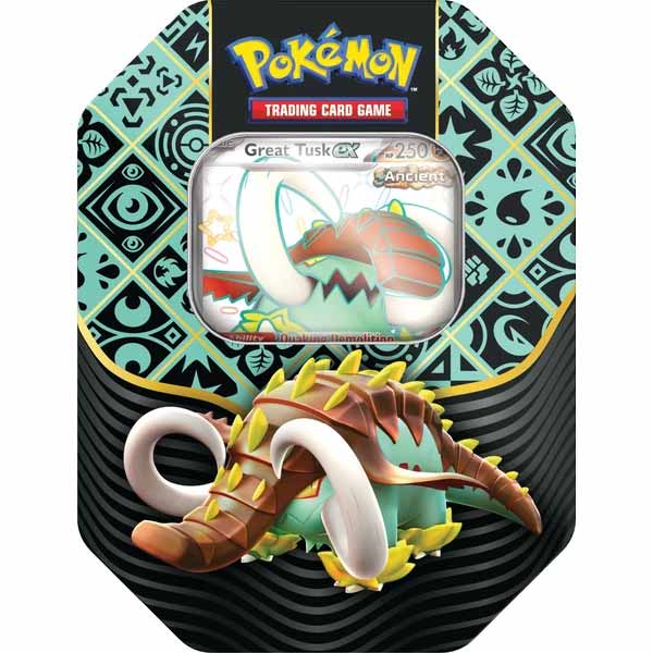 Kártyajáték Pokémon TCG: Scarlet & Violet Paldean Fates Tin Great Tusk EX (Pokémon) Kártyajáték Pokémon TCG: Scarlet & Violet Paldean Fates Tin Great Tusk EX (Pokémon)