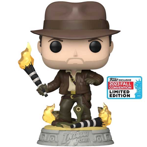 POP! Movies: Indiana Jones with Snake 2023 Fall Convention Limited Edition - OPENBOX (Bontott csomagolás, teljes garancia)