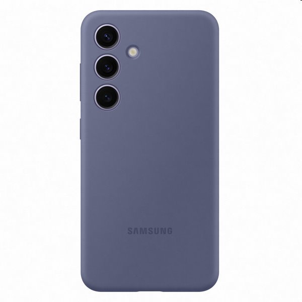 Silicone Cover tok Samsung Galaxy S24 számára, violet