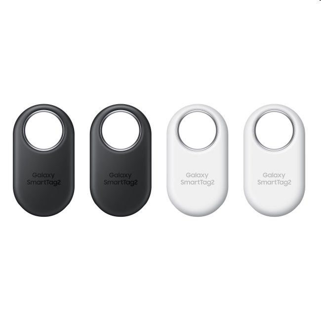 Samsung Galaxy SmartTag 2 (4-pack), fekete & fehér - OPENBOX (Bontott csomagolás, teljes garancia)