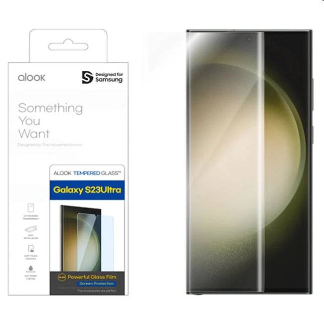 Samsung Tempered Glass Alook S23 Ultra - OPENBOX (Bontott csomagolás, teljes garancia)