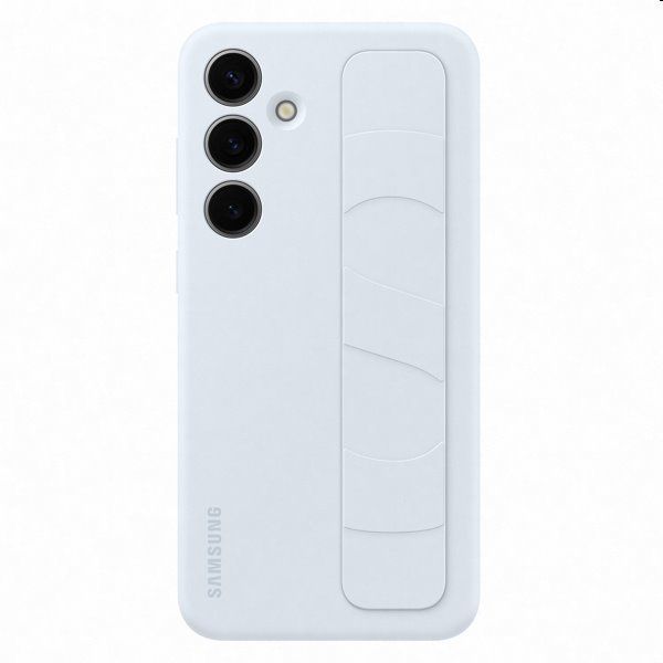 Silicone Grip Cover tok Samsung Galaxy S24 Plus számára, light blue