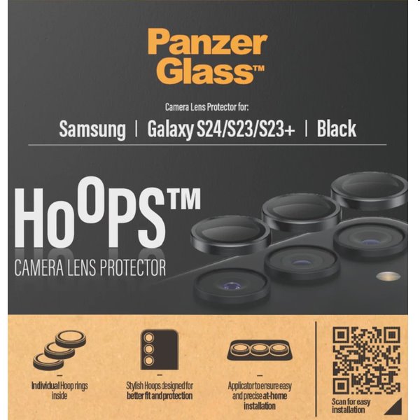 PanzerGlass Hoops védőtok a fényképezőgép lencséjére Samsung Galaxy S24 /S23/S23 Plus számára