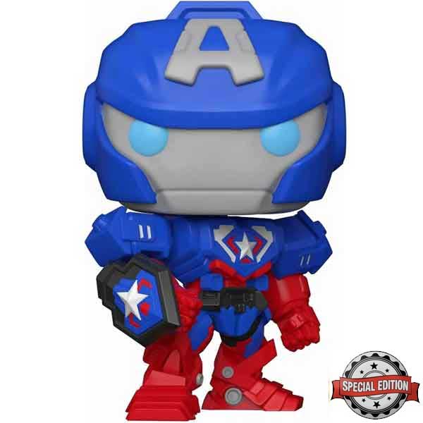 POP! Avengers MechStrike Captain America (Marvel) Special Kiadás 25 cm - OPENBOX (Bontott csomagolás, teljes garancia)