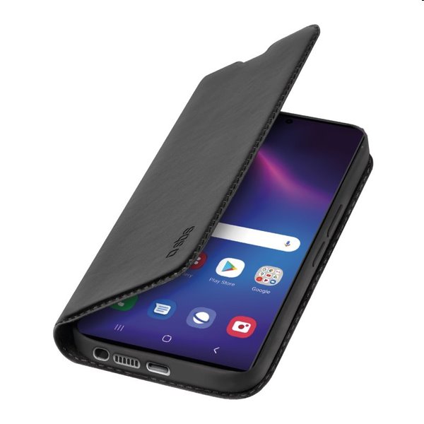 SBS Book Wallet Lite tok Samsung Galaxy S24 Plus számára, fekete