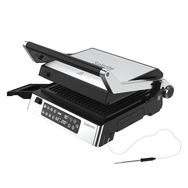 Salente FlamePro kontakt grill külső hőmérséklet-mérőszondával