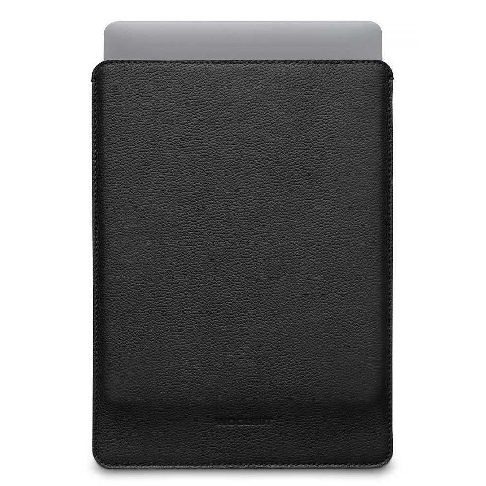 Woolnut Leather Sleeve for Macbook Pro 14 - Black akciós termékkép 1