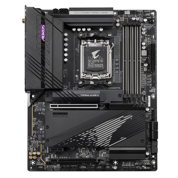 Gigabyte AORUS B650 PRO AX alaplap, AMD B650, AM5, 4xDDR5, ATX