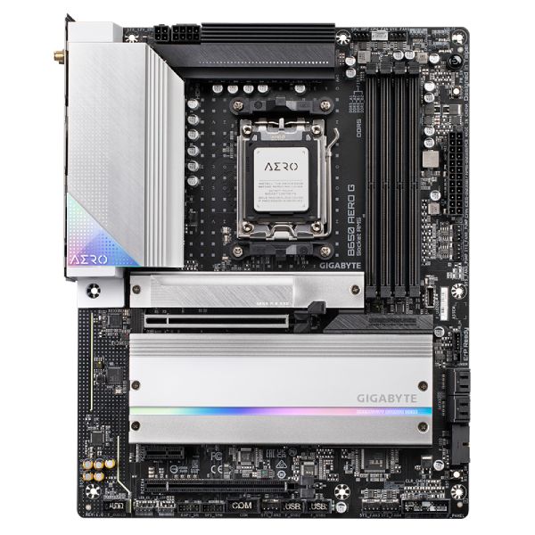 Gigabyte B650 AERO G alaplap, AMD B650, AM5, 4xDDR5, ATX