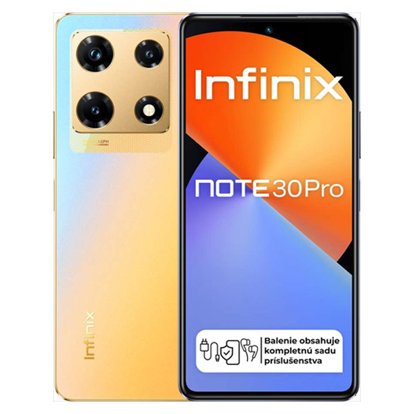 Infinix Note 30 PRO 8/256GB, variable arany