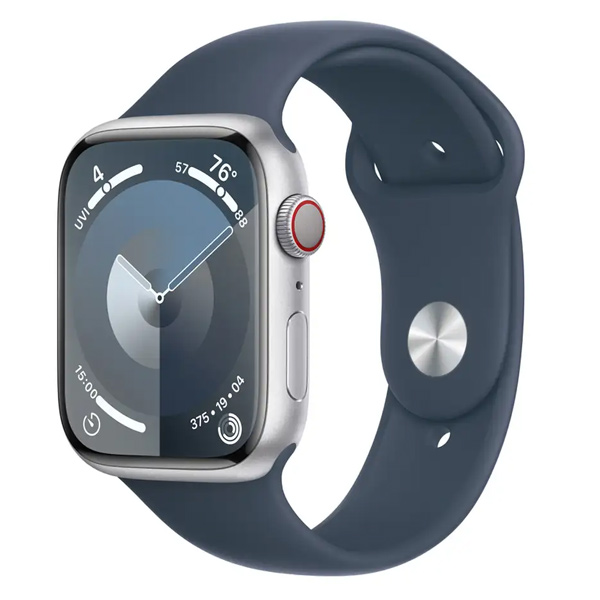 Apple Watch Series 9 GPS + Cellular 45mm ezüst, bontott csomagolás