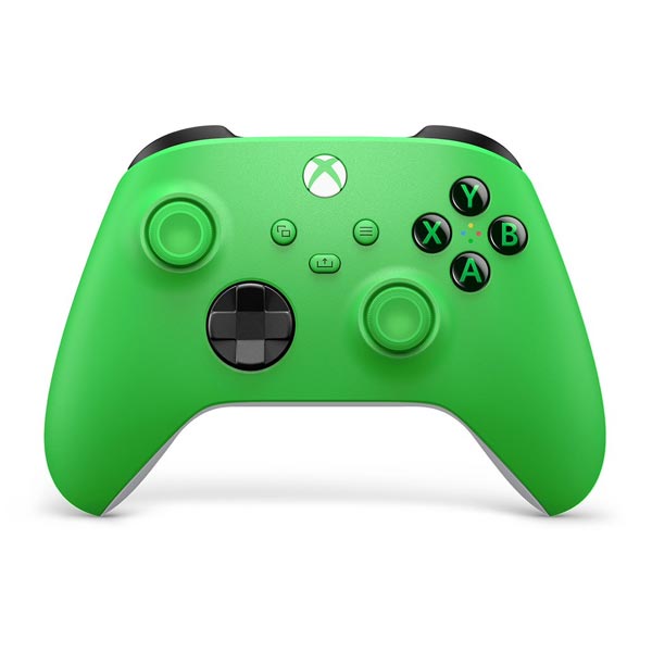 Microsoft Xbox vezeték nélküli vezérlő, velocity green, kiállított darab, 21 hónap garancia