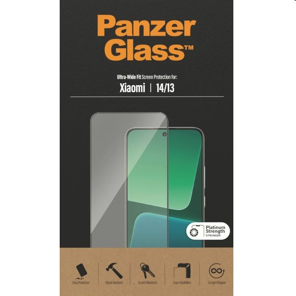 PanzerGlass UWF AB védőüveg Xiaomi 14/13 számára, fekete