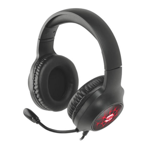 Speedlink Virtas Illuminated 7.1 Gaming Headset, fekete, használt, 12 hónap garancia