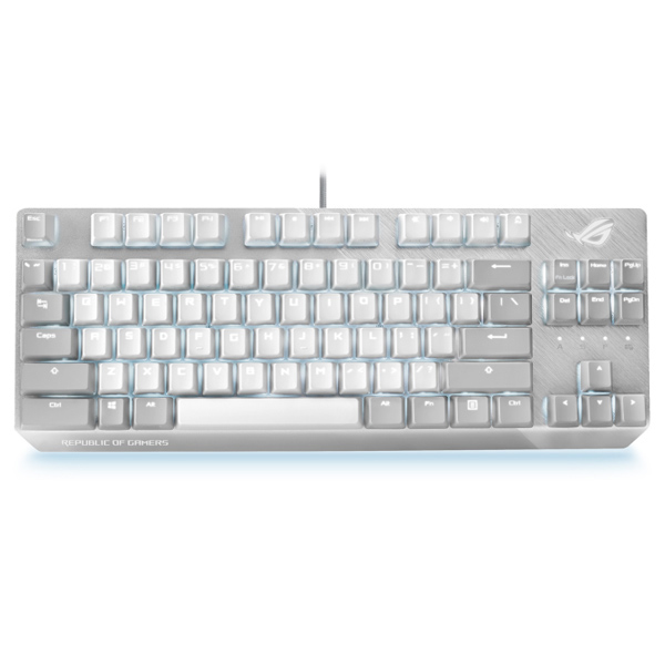 ASUS ROG Strix Scope NX TKL US, moonlight white, kiállított darab, 21 hónap garancia