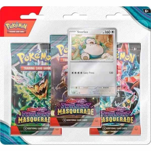 Kártyajáték TCG: Scarlet & Violet Twilight Masquerade 3 Blister Snorlax (Pokémon) Kártyajáték TCG: Scarlet & Violet Twilight Masquerade 3 Blister Snorlax (Pokémon)