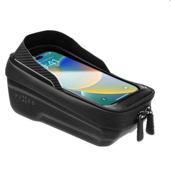 FIXED Levehető mobiltelefontok kerékpárhoz Bikee Bag, fekete