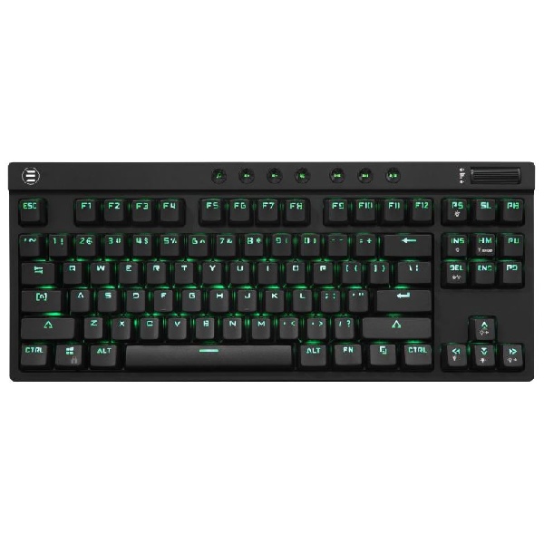 White Shark játékos mechanikus billentyűzet KODACHI, US kiosztás, piros switch, fekete akciós termékkép 1