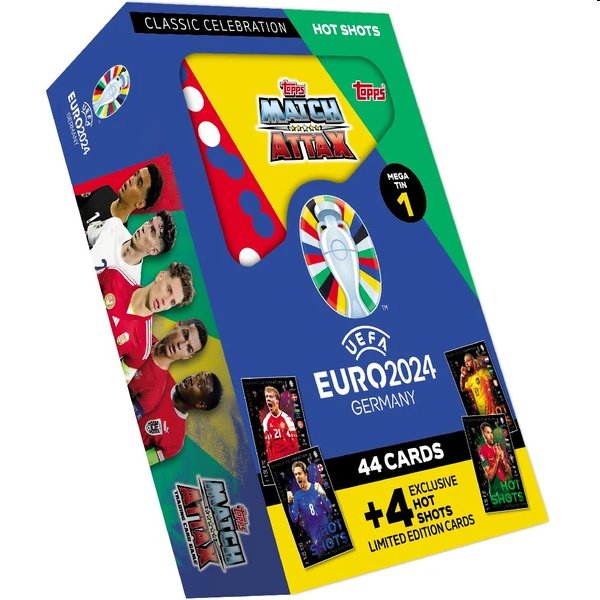 Topps EURO 2024 Mega Tin 1 Hot Shots Topps EURO 2024 Mega Tin 1 Hot Shots