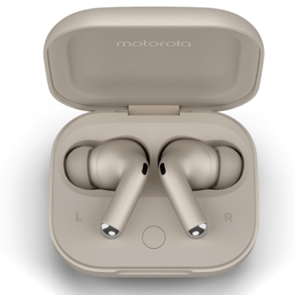 Motorola Moto Buds Plus, krémszín