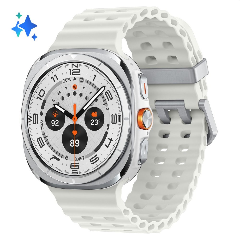 Samsung Galaxy Watch Ultra, 47mm titanium white, új áru, bontatlan Samsung Galaxy Watch Ultra, 47mm titanium white, új áru, bontatlan