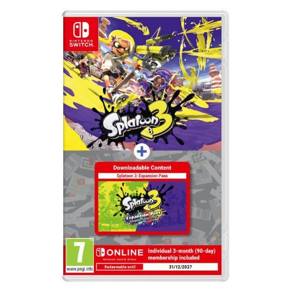 Splatoon 3 (+ Season Pass és Nintendo Switch Online 3 hónapra)