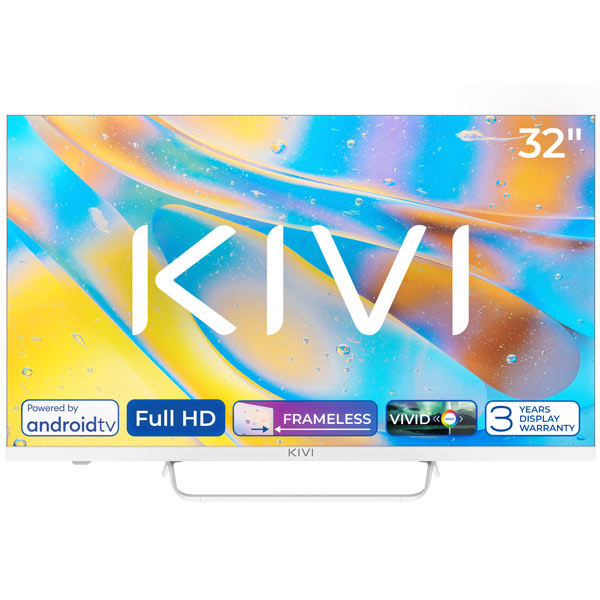 KIVI TV 32F760QW, 32" (81 cm), HD LED TV, AndroidTV, fehér