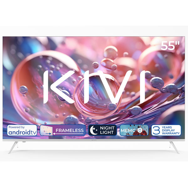 KIVI TV 55U760QW, 55" (139 cm), HD LED TV, AndroidTV, fehér