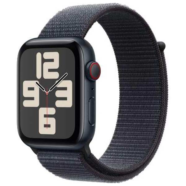 Apple Watch SE GPS + Cellular 44mm Midnight Aluminium Case with Ink Sport Loop Apple Watch SE GPS + Cellular 44mm Midnight Aluminium Case with Ink Sport Loop