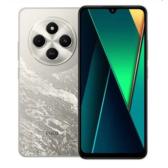 POCO C75 6.88"HD+ 6/128GB Helio G81-Ultra 50/13Mpx 5160mAh Gold akciós termékkép 1