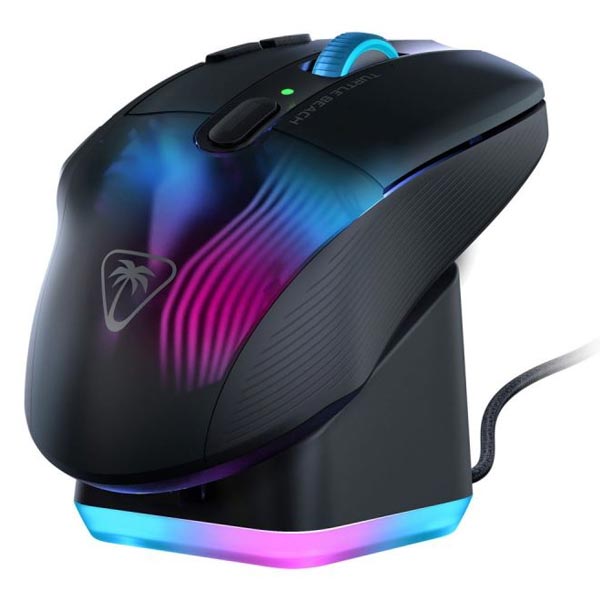 Turtle Beach Bundle vezeték nélküli játékos egér KONE XP Air és RGB töltőállomás Rapid, fekete